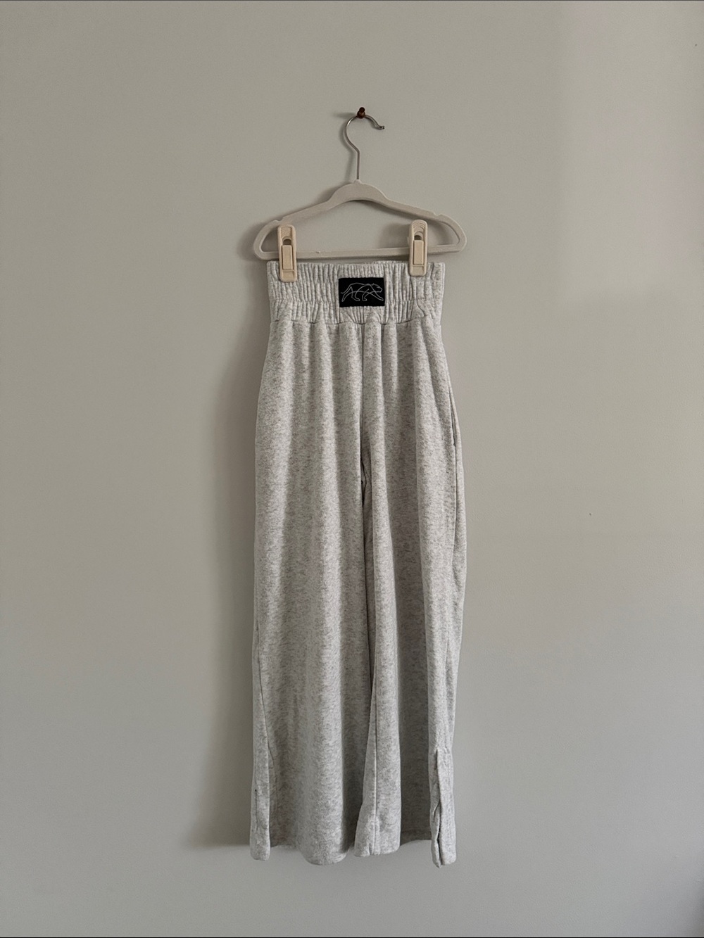 Tiger Friday Wide Leg Pants - Light Grey CM
